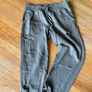 Aerie distressed joggers